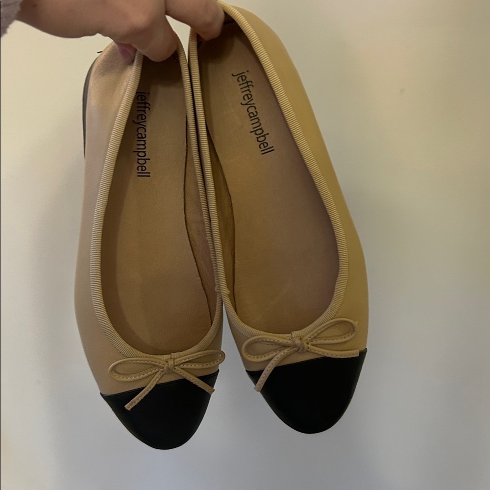 Jeffrey Campbell Arabesque Cap Toe Ballet Flats - Picture 3 of 7